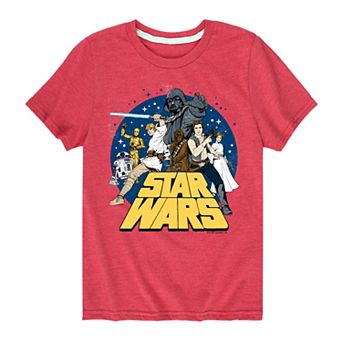 Boys 8-20 Star Wars Retro Group Graphic Tee