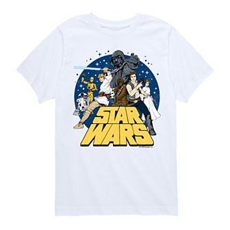 Boys 8-20 Star Wars Retro Group Graphic Tee