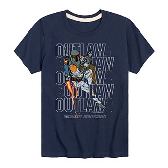 Boys 8-20 Star Wars Boba Fett Outlaw Graphic Tee
