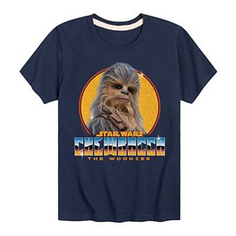 Boys 8-20 Star Wars Chewbacca The Wookiee Chrome Graphic Tee