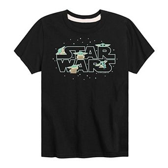Boys 8-20 Star Wars The Mandalorian's Grogu Poses Graphic Tee