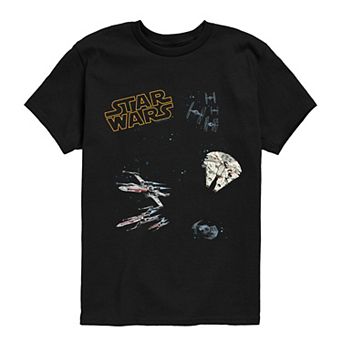 Boys 8-20 Star Wars Ship Collage Graphic Tee