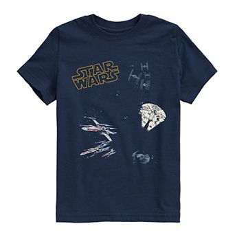 Boys 8-20 Star Wars Ship Collage Graphic Tee