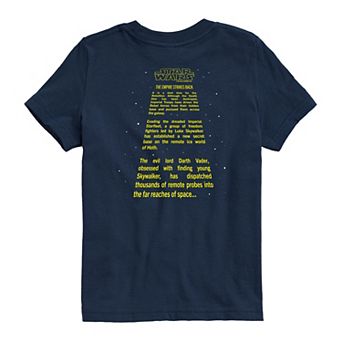 Boys 8-20 Star Wars The Empire Strikes Back Poster Graphic Tee
