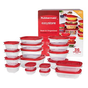 Rubbermaid EasyStore 36 pc Food Storage Container Set