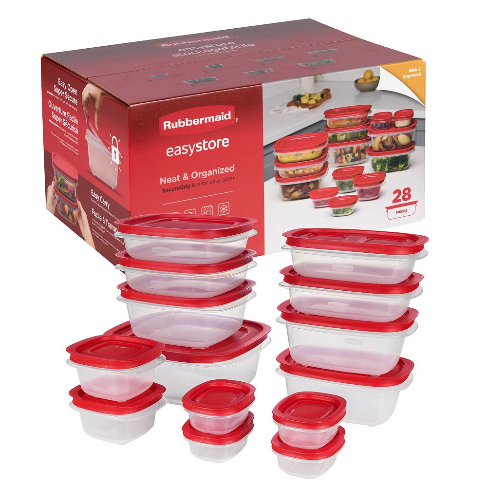 Rubbermaid EasyStore 28-pc. Food Storage Container Set