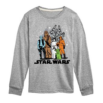 Boys 8-20 Star Wars Group Long Sleeve Graphic Tee