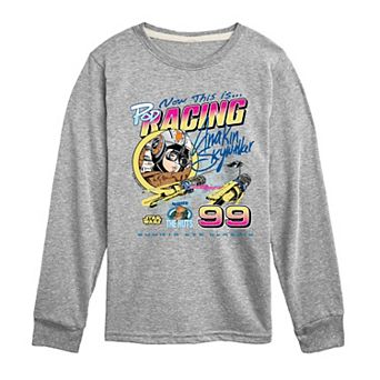 Boys 8-20 Star Wars Anakin Skywalker Now This Is Podracing Long Sleeve Graphic Tee