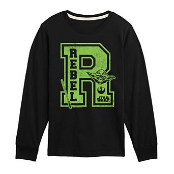 Boys 8-20 Star Wars Collegiate Rebel Long Sleeve Graphic Tee