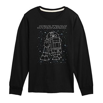 Boys 8-20 Star Wars R2-D2 Constellation Long Sleeve Graphic Tee