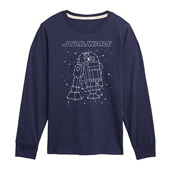 Boys 8-20 Star Wars R2-D2 Constellation Long Sleeve Graphic Tee