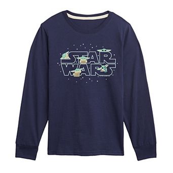 Boys 8-20 Star Wars The Mandalorian's Grogu Poses Long Sleeve Graphic Tee