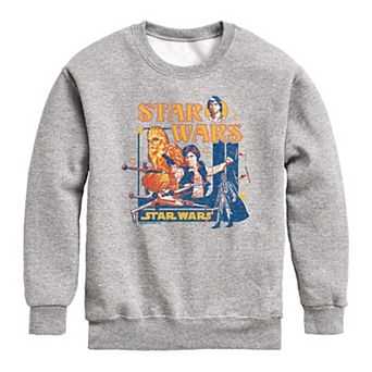 Boys 8-20 Star Wars Retro Crew Fleece Sweatshirt