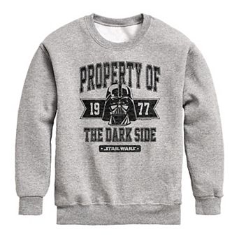 Boys 8-20 Star Wars Property Of The Dark Side Crew Fleece Sweatshirt