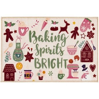 Loomaknoti Baking Spirits Bright Throw Rug