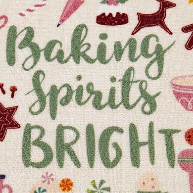 Loomaknoti Baking Spirits Bright Throw Rug