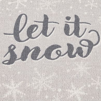 Loomaknoti Let It Snow Throw Rug