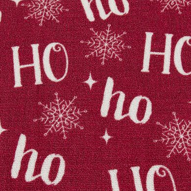 Loomaknoti Ho Ho Ho Throw Rug