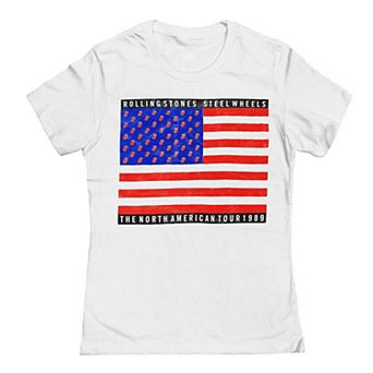Juniors' Rolling Stones Graphic Tee