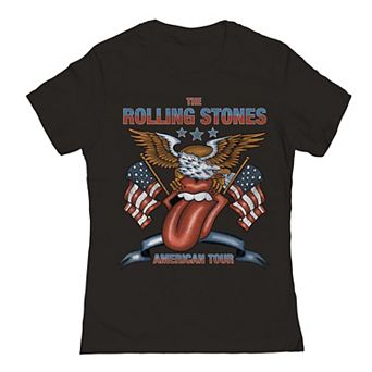 Juniors' Rolling Stones American Tour Graphic Tee
