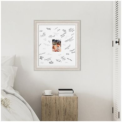 Trio Signature Mat Picture Frame, Photo Frame Guest Book Alternative Weddings, Graduations