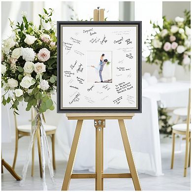 Theo Signature Mat Picture Frame, Photo Frame Guest Book Alternative Weddings, Graduations