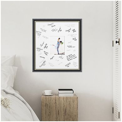 Theo Signature Mat Picture Frame, Photo Frame Guest Book Alternative Weddings, Graduations