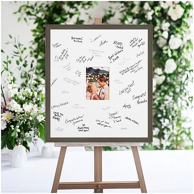 Svelte Signature Mat Picture Frame, Photo Frame Guest Book Alternative Weddings, Graduations