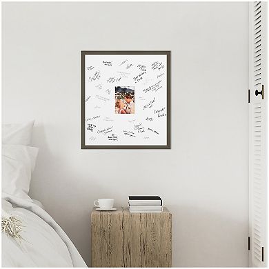 Svelte Signature Mat Picture Frame, Photo Frame Guest Book Alternative Weddings, Graduations