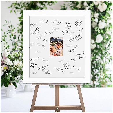 Basic Signature Mat Picture Frame, Photo Frame Guest Book Alternative Weddings, Graduations
