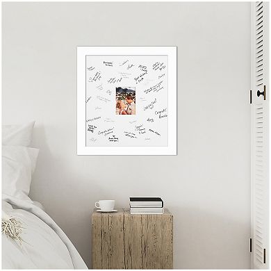 Basic Signature Mat Picture Frame, Photo Frame Guest Book Alternative Weddings, Graduations
