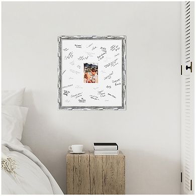 Wave Signature Mat Picture Frame, Photo Frame Guest Book Alternative Weddings, Graduations