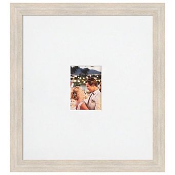 Hardwood Signature Mat Picture Frame, Photo Frame Guest Book Alternative Weddings, Graduations