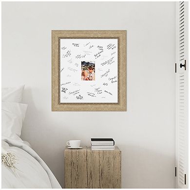 Astor Signature Mat Picture Frame, Photo Frame Guest Book Alternative Weddings, Graduations