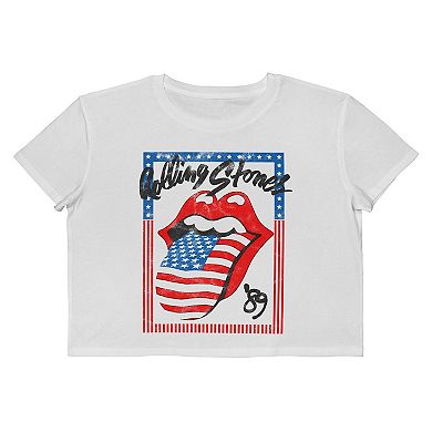 Juniors' Boxy Cropped Graphic Tee