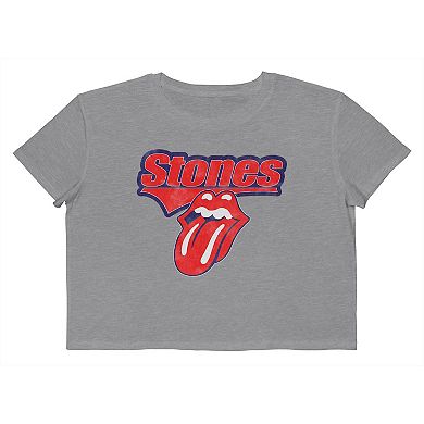 Juniors' Stones Graphic Boxy Cropped Tee