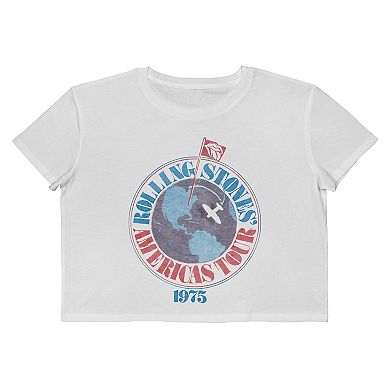 Juniors' Americas Tour 1975 Cropped Graphic Tee