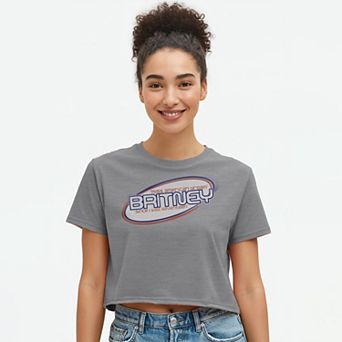 Juniors' Miss Seventeen Cropped Graphic Tee