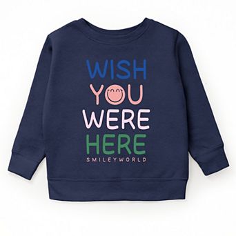 SmileyWorld Wish You Were Here - Youth Graphic Sweatshirt