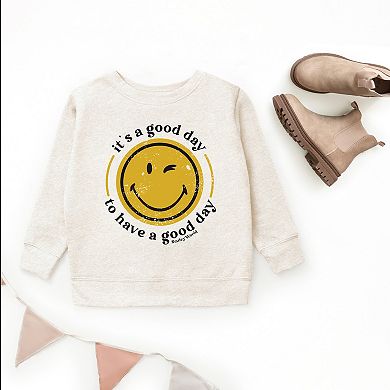 SmileyWorld It's A Good Day To Have A Good Day Circle - Youth Graphic Sweatshirt