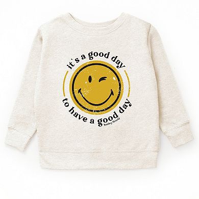 SmileyWorld It's A Good Day To Have A Good Day Circle - Youth Graphic Sweatshirt
