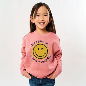 SmileyWorld It's A Good Day To Have A Good Day Circle - Youth Graphic Sweatshirt