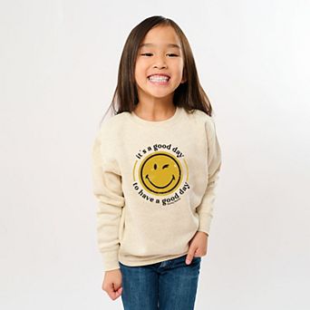 SmileyWorld It's A Good Day To Have A Good Day Circle - Youth Graphic Sweatshirt