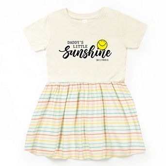 SmileyWorld Daddy's Little Sunshine - Toddler Graphic Dress