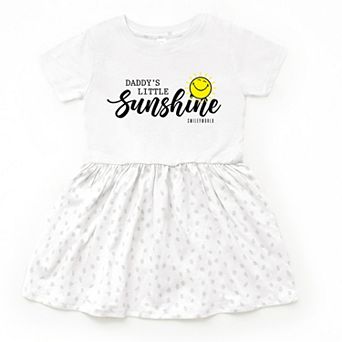 SmileyWorld Daddy's Little Sunshine - Toddler Graphic Dress