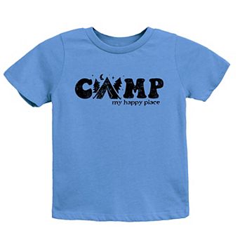 The Juniper Shop Camp My Happy Place Youth Short Sleeve Tee