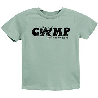 The Juniper Shop Camp My Happy Place Youth Short Sleeve Tee