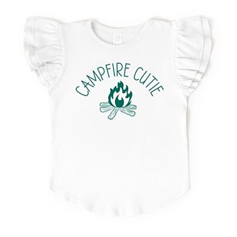 The Juniper Shop Campfire Cutie Flutter Sleeve Tee