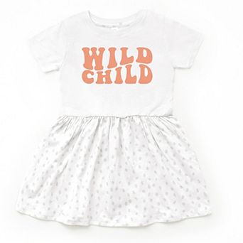 The Juniper Shop Wild Child Wavy Toddler Dress