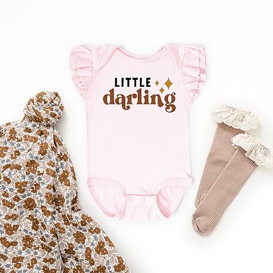 The Juniper Shop Boho Little Darling Flutter Sleeve Bodysuit
